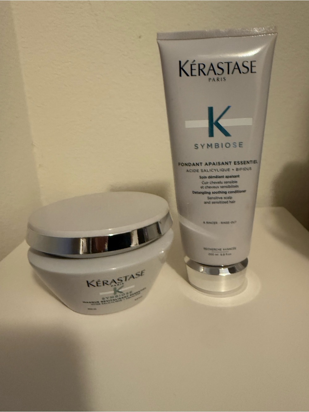 Kerastase Symbiose Hair Mask & Conditioner Set - White, Silver, Teal